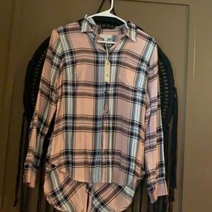 Luck brand button down blouse size small